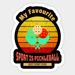 My Favourite Sport Is Pickleball Sticker